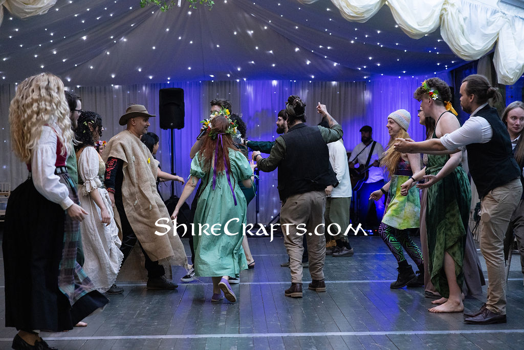 People dancing and having fun.